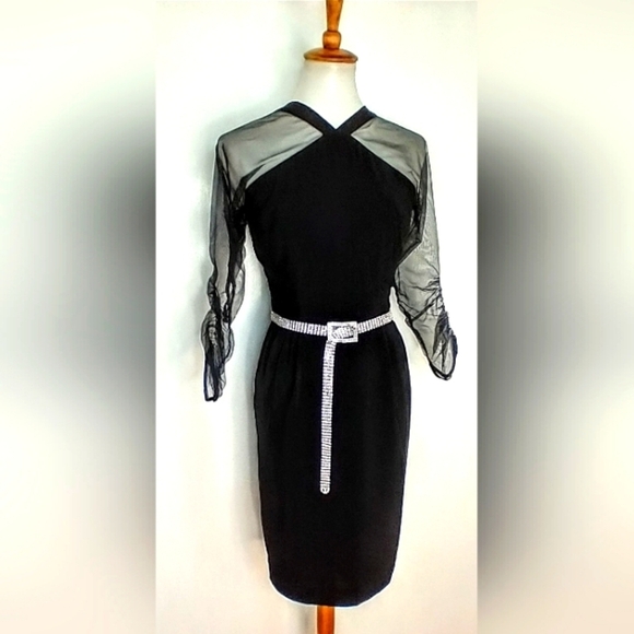 TRUE VINTAGE COCKTAIL DRESS - Picture 1 of 10
